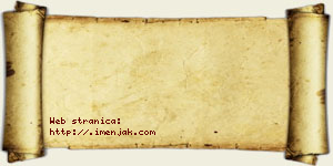 Isidora Dedijer vizit kartica